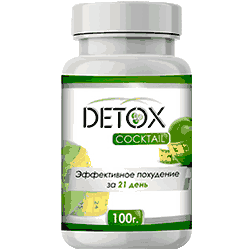 Внешний вид водорослевого коктейля detox для похудения